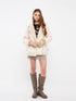 LC Waikiki Women's Fur Detailed Suede Gloves